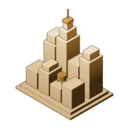 A city block